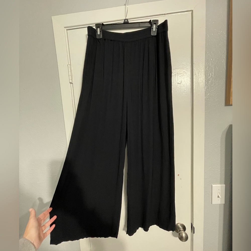 Volcom Black Wide-Leg Pants